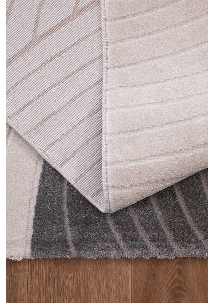 Elmina Beyaz Gri Halı Yumuşak Oturma Odası Salon Çocuk Odası Mutfak Halısı F0280 120 x 180 indirimleri