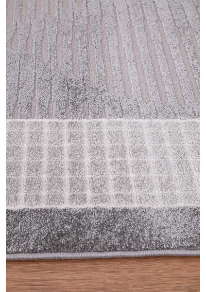 Elmina Gri Halı Yumuşak Oturma Odası Salon Çocuk Odası Mutfak Halısı QP030 120 x 180 fırsatları