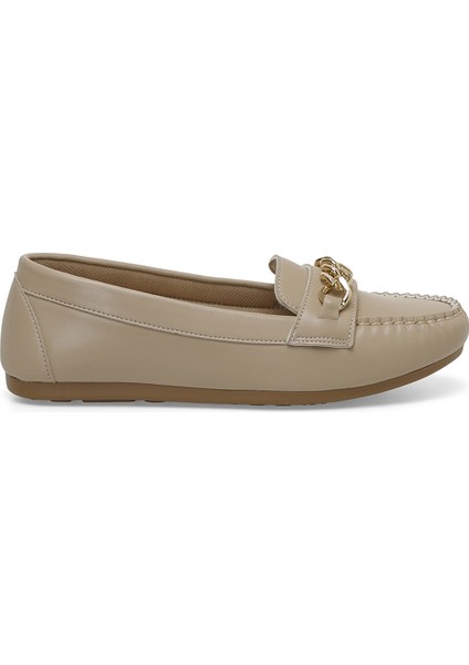 Miss F DS21071T 4fx Bej Kadın Loafer