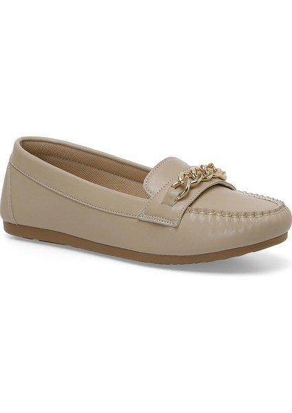 Miss F DS21071T 4fx Bej Kadın Loafer