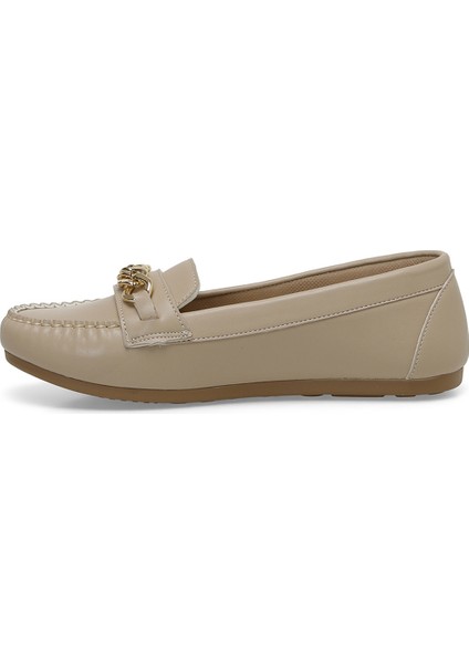 Miss F DS21071T 4fx Bej Kadın Loafer