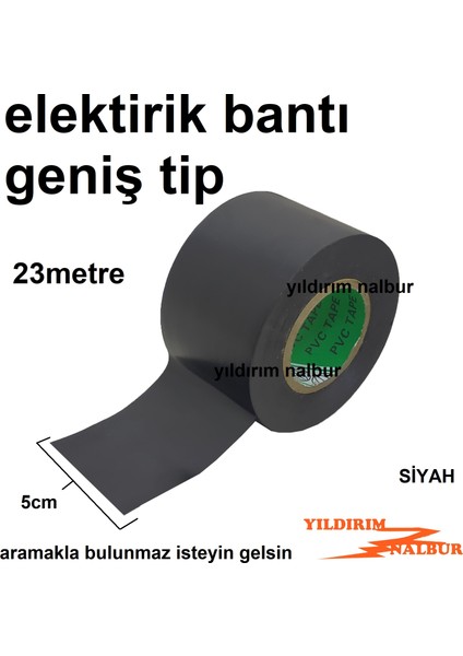 Elektirik Bantı Siyah Duble Boy 50 x 23 Izole Bant Kanal Bantı fiyatları