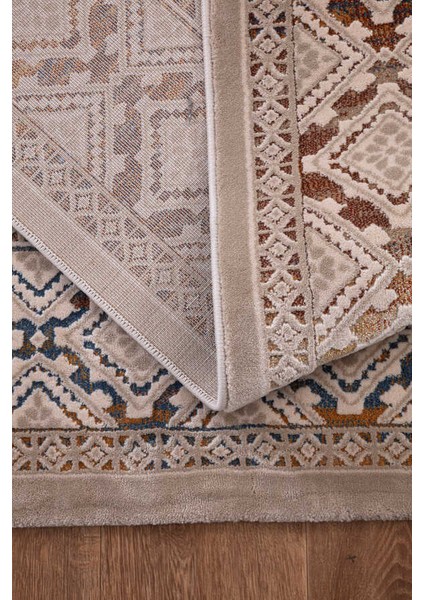 Paradise Krem Bej Halı Yumuşak Oturma Odası Salon Çocuk Odası Mutfak Halısı M053B 120 x 180 fırsatları