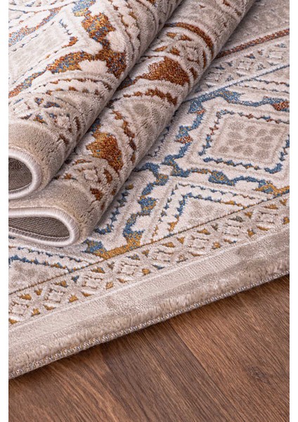 Paradise Krem Bej Halı Yumuşak Oturma Odası Salon Çocuk Odası Mutfak Halısı M053B 120 x 180 indirimleri