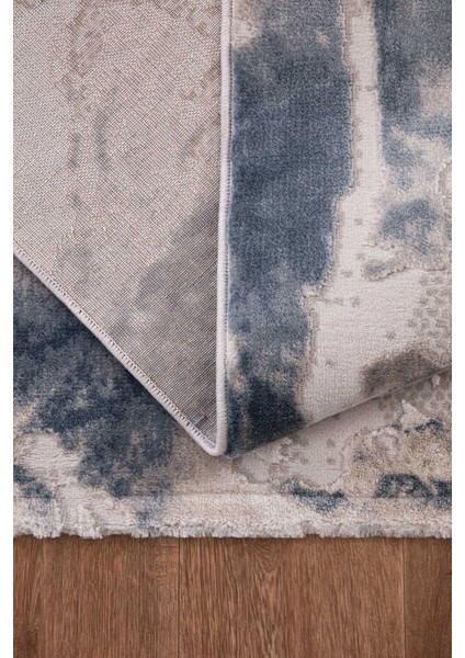 Bafra Mavi Halı Yumuşak Oturma Odası Salon Çocuk Odası Mutfak Halısı P1192 240 x 330 fırsatları