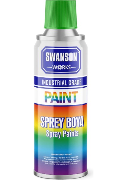 Swanson Works Sprey Boya Çit Yeşili 250 ml