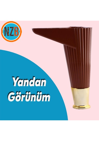 Mobilya Takımı Çekyat Kanepe Komidin Sehpa Tv Ünitesi Koltuk Ayağı 15 cm Ceviz Altın Baza Ayak modelleri