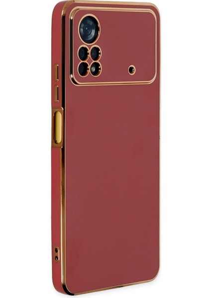 Xiaomi Poco X4 Pro 5g Kılıf Volet Silikon - Kırmızı 300099