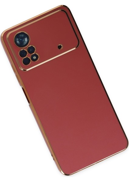 Xiaomi Poco X4 Pro 5g Kılıf Volet Silikon - Kırmızı 300099