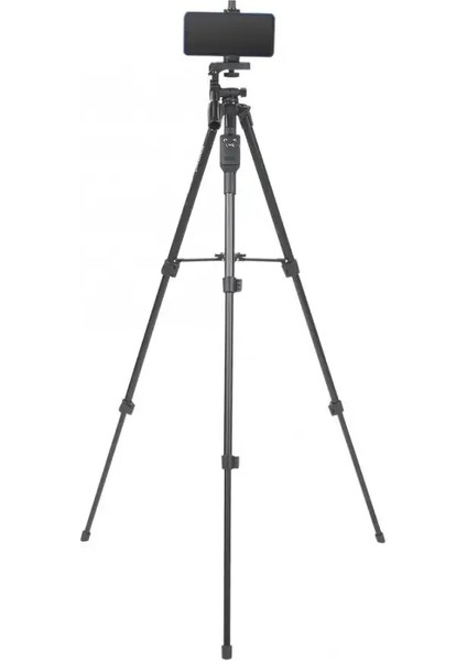 Profesyonel 150CM Tripod Çantalı Bluetooth Kumandalı Profesyonel Telefon ve Fotoğraf Makinesi Tutucu