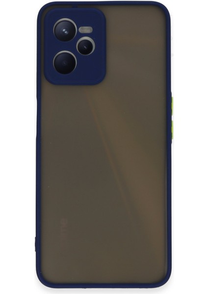 Realme C35 Kılıf Montreal Silikon Kapak - Lacivert 300099