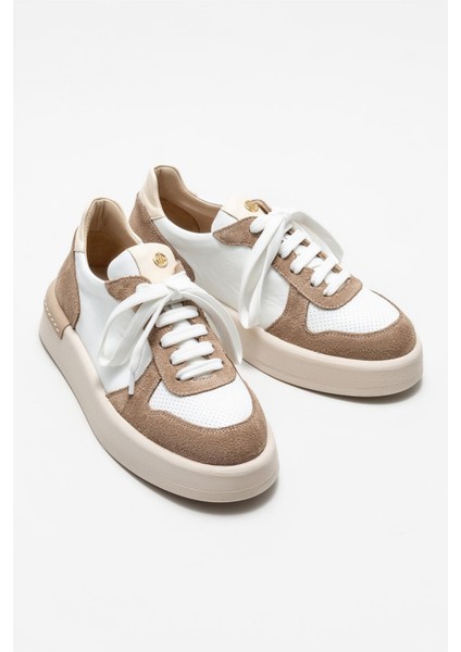 Bej Deri Kadın Spor Ayakkabı fiyatları