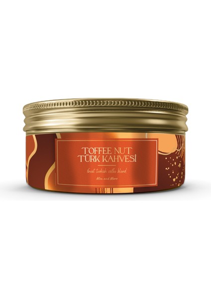 Mim And More Toffee Nut Türk Kahvesi Toffee Nut Aromalı Türk Kahvesi 150 gr