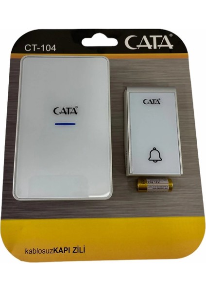 Lüks Model Uzaktan Kumandalı Zil Beyaz - CT-104