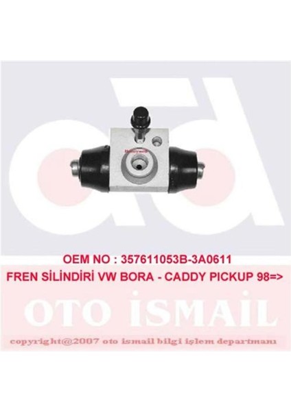 Fren Silindiri Caddy 96 -Passat 88-96 20.6mm