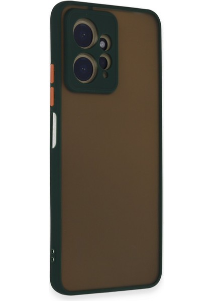 Xiaomi Redmi Note 12 4g Kılıf Montreal Silikon Kapak - Yeşil 300099