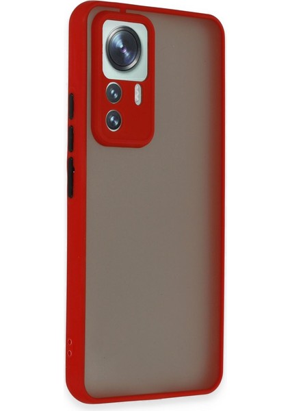 Xiaomi Mi 12T Pro Kılıf Montreal Silikon Kapak - Kırmızı 300099 fiyatları