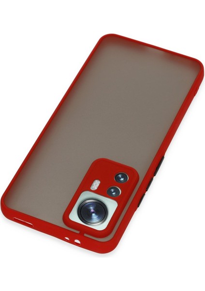 Xiaomi Mi 12T Pro Kılıf Montreal Silikon Kapak - Kırmızı 300099 modelleri