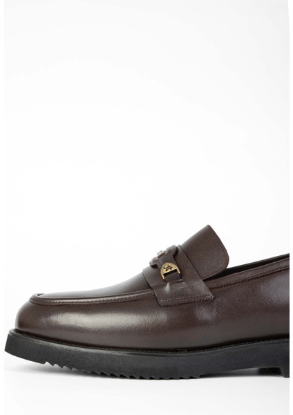 Erkek Deri Kahverengi Loafer Ayakkabı 01 2224 Erk Ayk SK23/24 Kahve modelleri