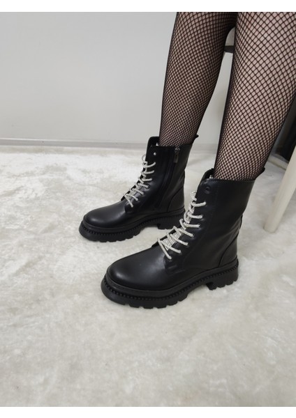 Angella Taşlı Kadın Postal(Ilkr B7) - Siyah - 37 fırsatları