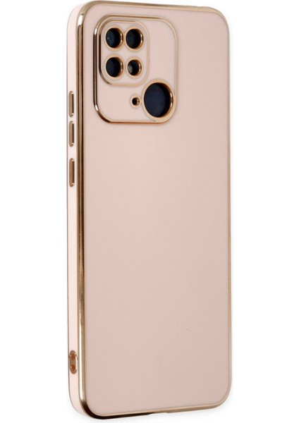 Xiaomi Poco C40 Kılıf Volet Silikon - Pembe 300099