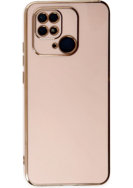 Xiaomi Poco C40 Kılıf Volet Silikon - Pembe 300099