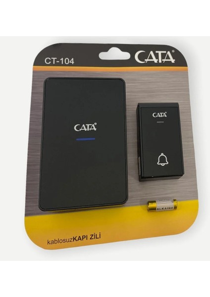 Lüks Model Uzaktan Kumandalı Zil Siyah - CT-104