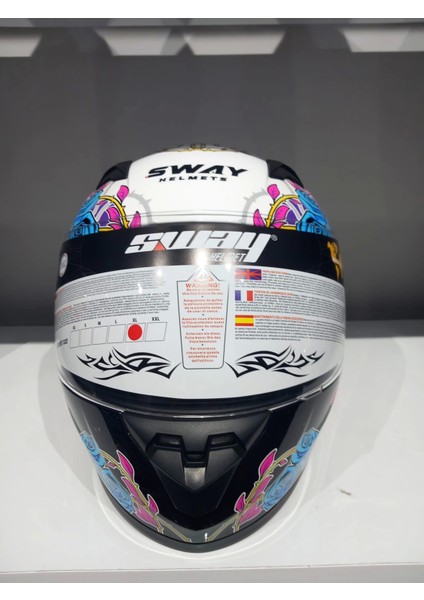 Kask Çocuk Sway 815K Gloss Gırl Full Face fiyatları