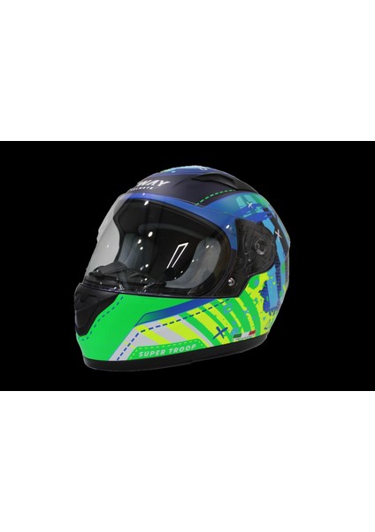 Kask Çocuk Sway 815K Gloss Gırl Full Face