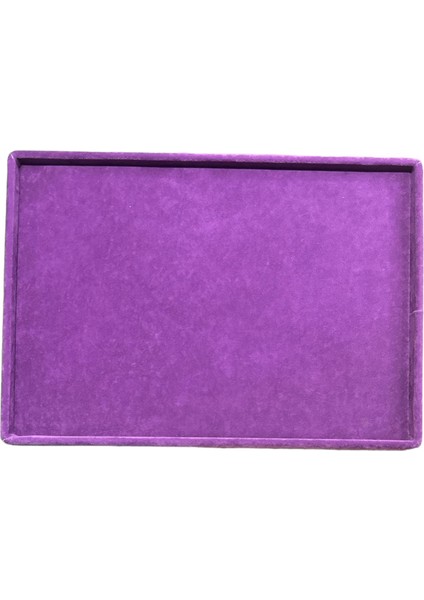 Servis Tablası Büyük Boy Takı Sergileme Tablası Mor fiyatları