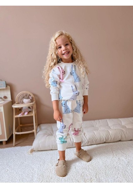 Tavşan Baskılı Pijama