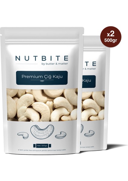 Premium Çiğ Kaju 1kg - Taptaze Yeni Mahsül - Yağsız & Tuzsuz Naturel Hafif Atıştırmalık Kuruyemiş