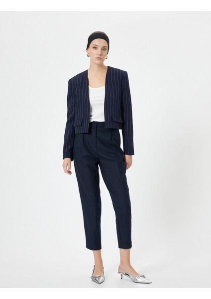 Blazer Ceket Kapaklı Cepli Standart Kesim fiyatları