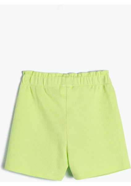 Şort Cepli Dokulu Beli Lastikli Pamuklu fiyatları