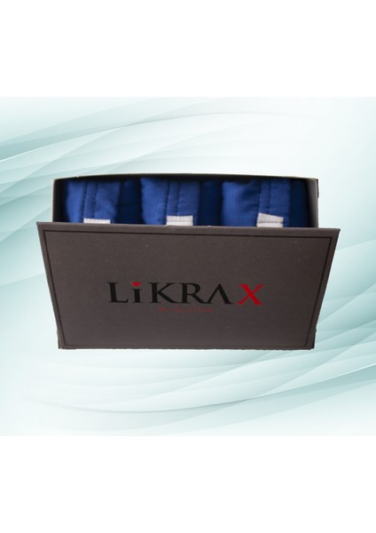 3'lü Erkek Çocuk Boxer ( 3 Adet Saks Mavi )