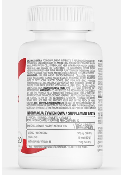 Ultra Zma 120 Tabs