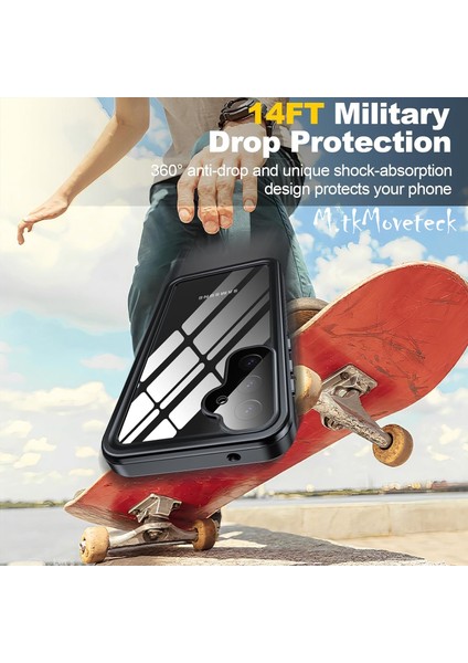 Samsung Galaxy S23 Fe Kılıf Su Geçirmez 360 Waterproof Toz Geçirmez Armor Tank Tam Lens Koruma Ip-68