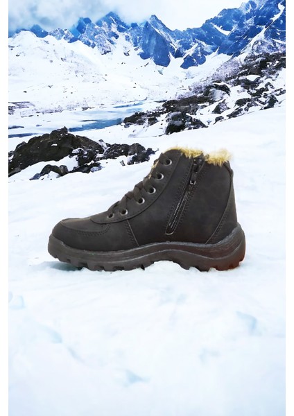 Kadın Trekking Bot Su Geçirmez Içi Yünlü Soğuğa Dayanıklı Kaydırmaz Taban modelleri