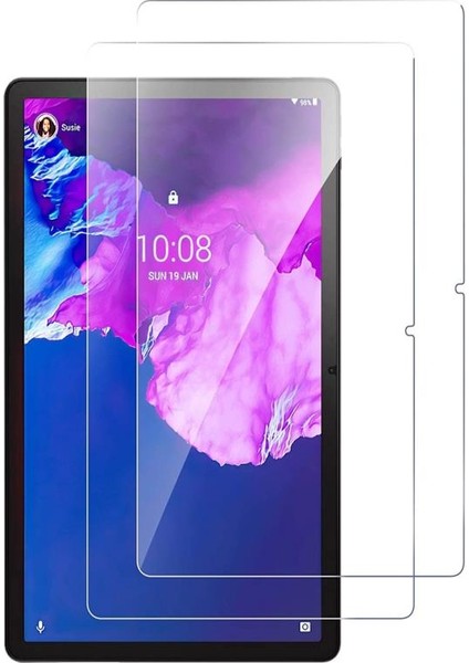 Lenovo Tab P11 TB-J606L 11" Döner Standlı Deri Tablet Kılıfı - Nano Cam Ekran Koruyucu