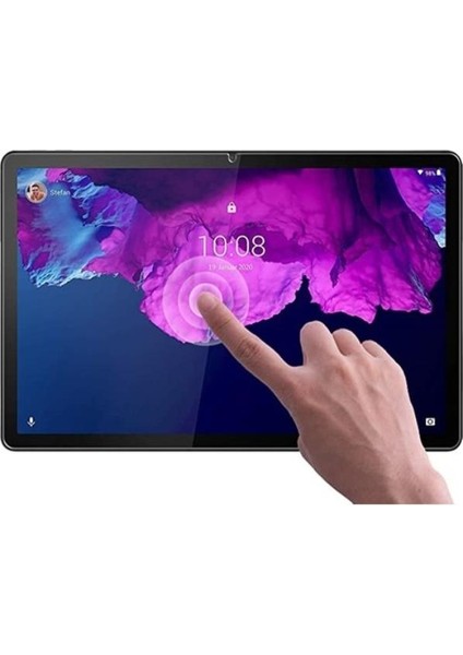 Lenovo Tab P11 TB-J606L 11" Döner Standlı Deri Tablet Kılıfı - Nano Cam Ekran Koruyucu