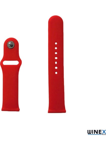 42-49MM Yeni Nesil Apple Uyumlu Akıllı Saat Kordonu Silikon Kırmızı modelleri