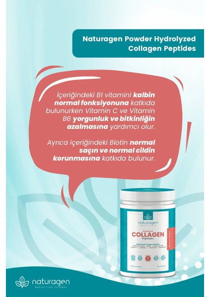 Collagen Powder Yeşil Elma Aromalı 300 gr