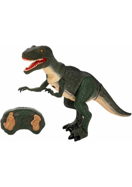 Infrared Kumandalı Sesli ve Işıklı Hareketli Dinozor - Yubi Oyuncak