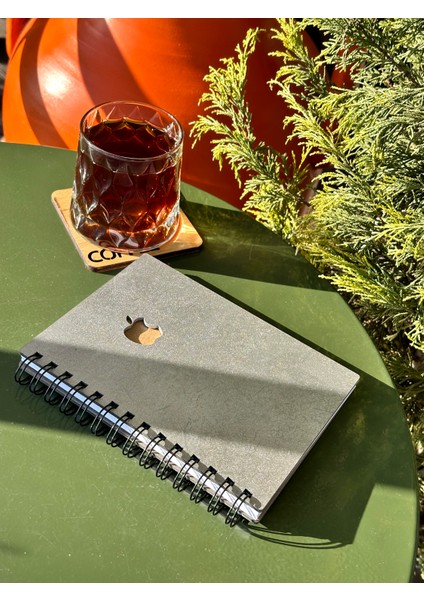Isminize Özel Ahşap Kapaklı Ajanda Defter Günlük, Spiralli Ahşap Kapaklı Defter, Anı Defteri