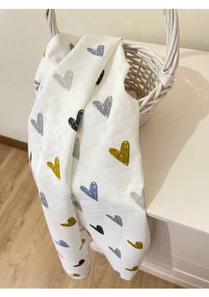 Masal Baby Müslin Battaniye 80X90 cm ( Çıtçıtlı Müslin Omuz Bezi Hediyeli) Çok Amaçlı Müslin Bez fırsatları