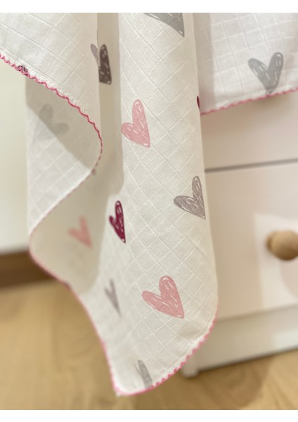 Müslin Battaniye 80X90 cm ( Çıtçıtlı Müslin Omuz Örtüsü / Mama Önlüğü Hediyeli)/ Müslin Örtü Bebek / Çocuk / Yenidoğan / Çok Amaçlı Müslin Bez / fiyatları