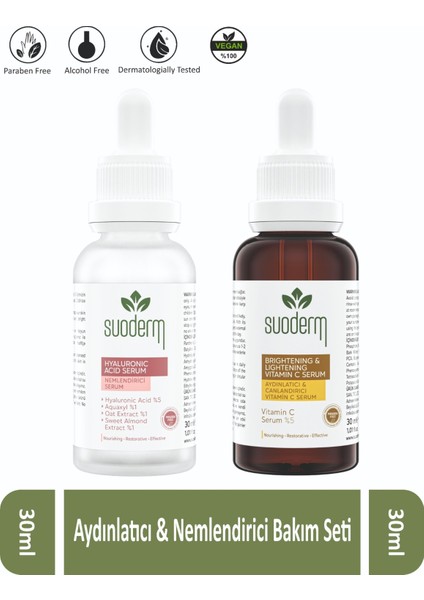C Vitamini Serumu & Yoğun Nemlendirici Serum