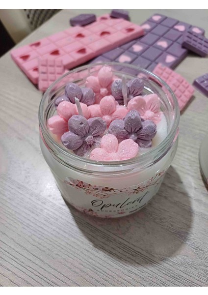 Sakura Çiçek Kavanoz Mum,doğum Günü Hediyesi,sevgililer Günü Hediyesi,anneler Günü Hediyesi,yeni Iş Hediyesi, Öğretmenler Günü Hediyesi, Dekoratif Hediyelik Mum