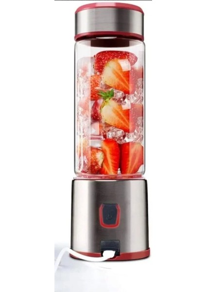 450 ml Taşınabilir Metal Buz Kırıcılı Smoothies Blender S-Pow