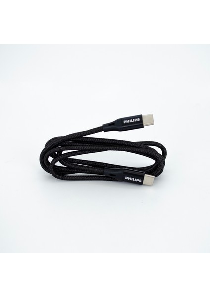 6A 100W Type-C To Type-C Örgülü Hızlı Data ve Şarj Kablosu 50CM + Winex Usba To Type-C 3.1 Otg Çevirici Dönüştürücü Adaptör